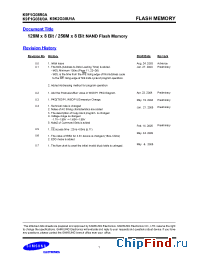 Datasheet K9F1G08U0A manufacturer Samsung